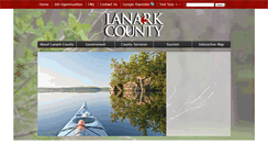 Desktop Screenshot of lanarkcounty.ca